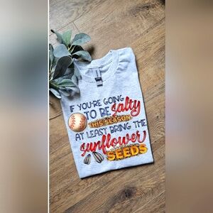 Cute Baseball Mom Bring The Sunflower  Seeds Trendy Shirt